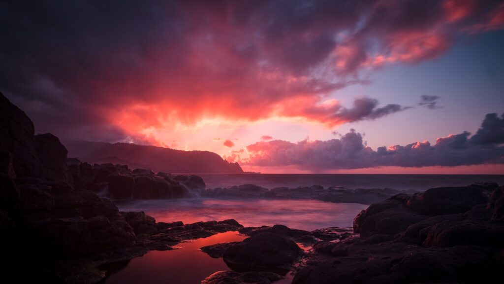 sunset, Kauai